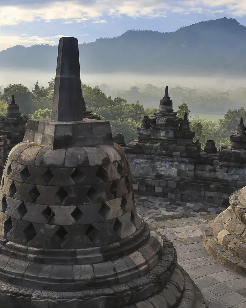 The stupas of Borobudur