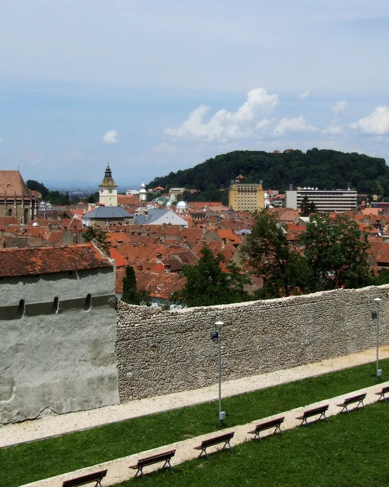 Brașov's old city walls