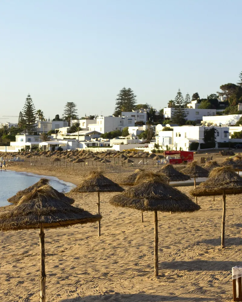 Morning on a Tunisian beach